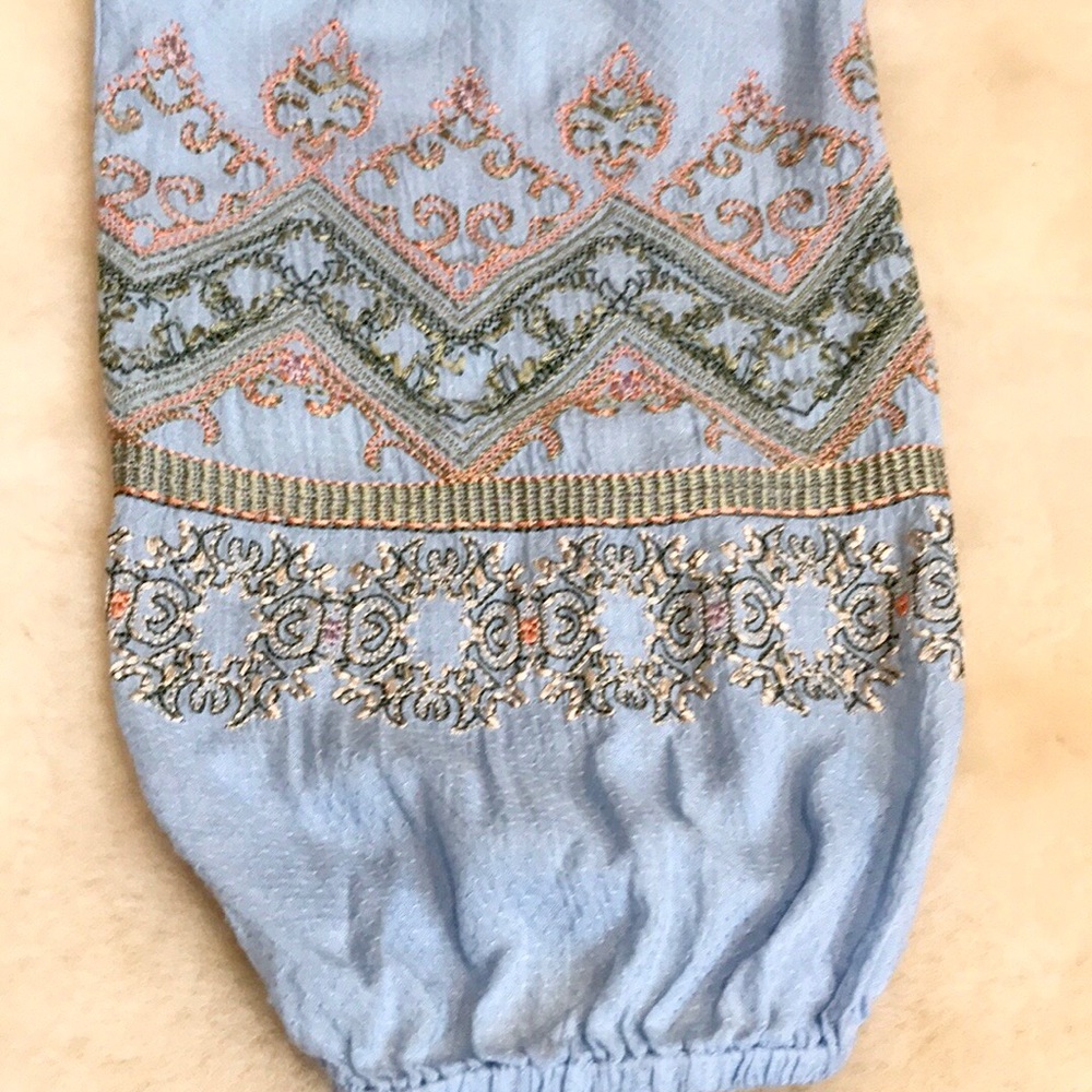 Free People Wild One Embroidered Peasant Tunic. S - Picture 8 of 8